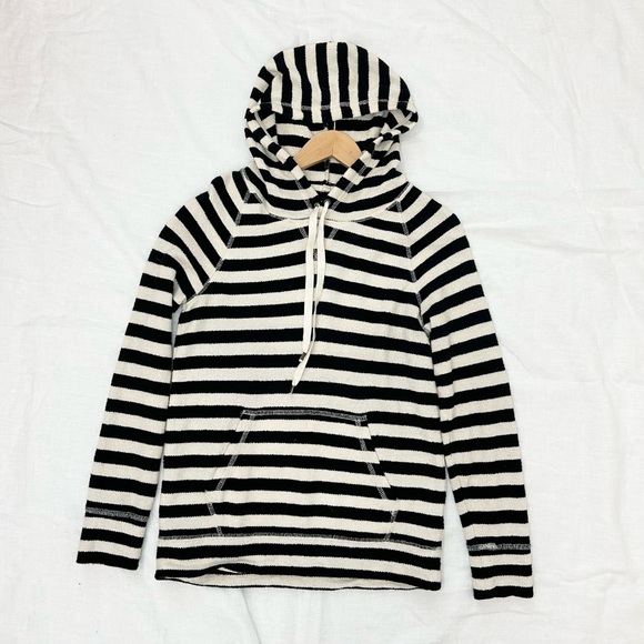 J.Crew Terry Knit Striped Hoodie - Picture 3 of 12